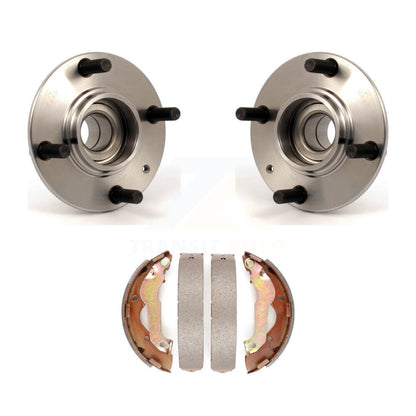Brake Drum Shoes And Hub Bearing Rear Kit For 2007-2009 Kia Spectra Non-ABS