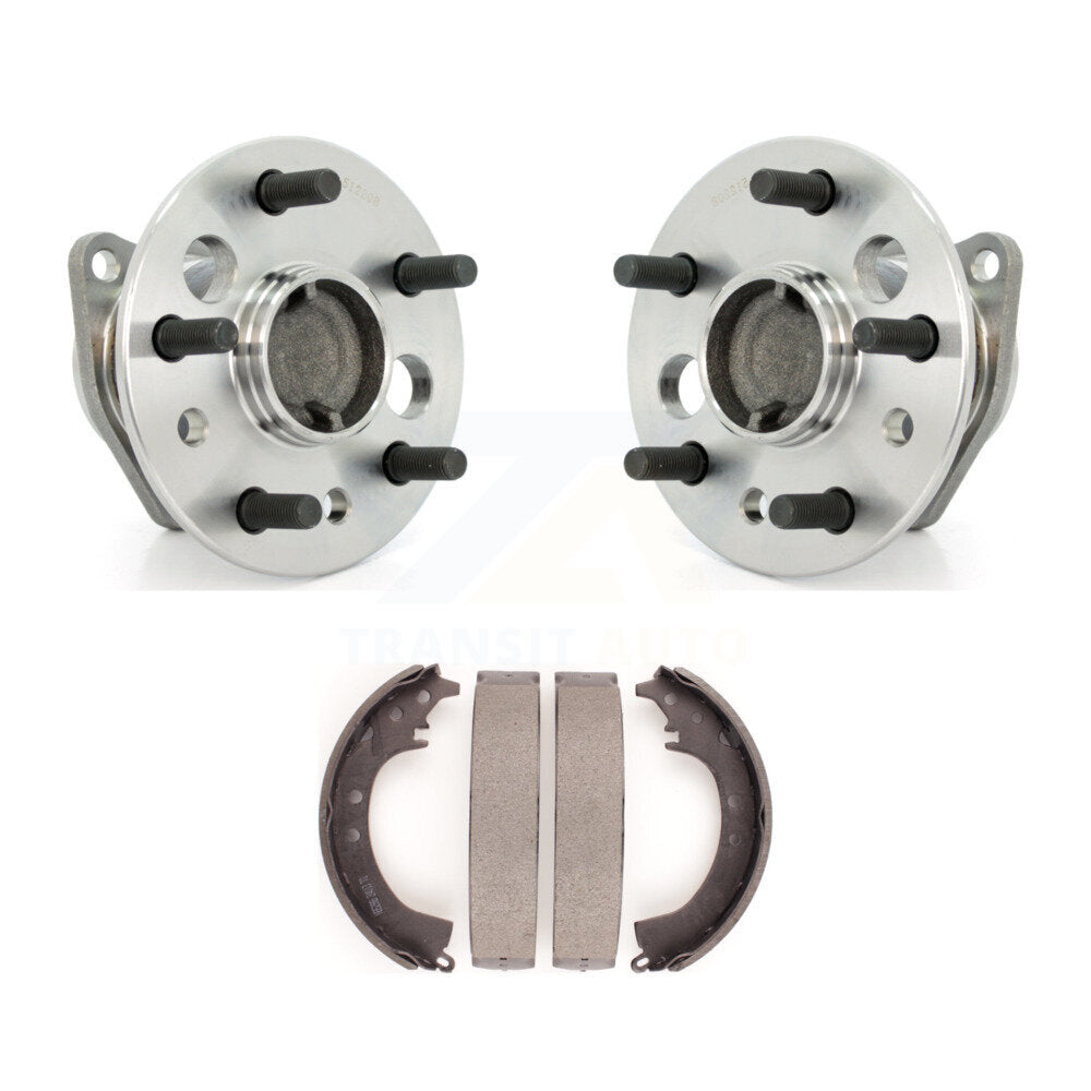 Brake Drum Shoes And Hub Bearing Rear Kit For 2002-2003 Toyota Camry Non-ABS