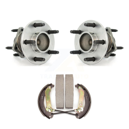 Brake Drum Shoes And Hub Bearing Rear Kit For Chevrolet Malibu Pontiac G6 HHR