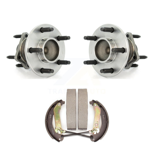 Brake Drum Shoes And Hub Bearing Rear Kit For Chevrolet Malibu Pontiac G6 HHR