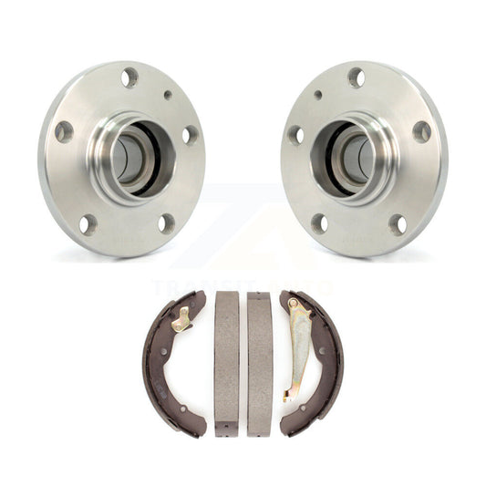 Brake Drum Shoes And Hub Bearing Assembly Rear Kit For Volkswagen Jetta Beetle