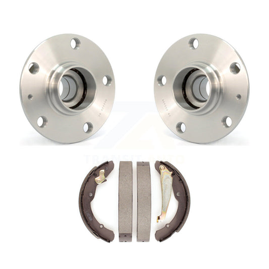 Brake Drum Shoes And Hub Bearing Assembly Rear Kit For Volkswagen Jetta Beetle