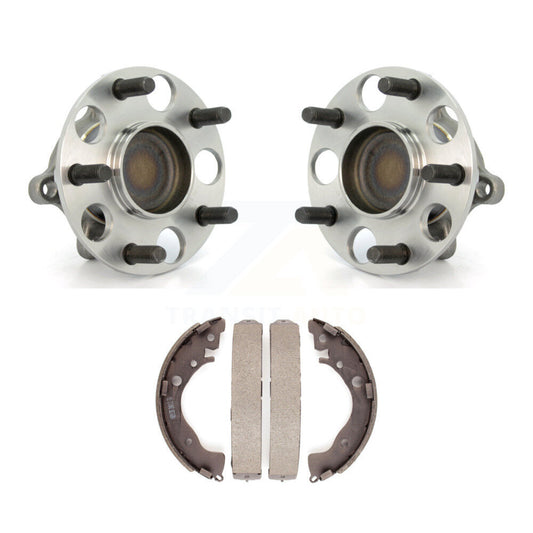 Brake Drum Shoes And Wheel Hub Bearing Assembly Rear Kit For Honda Civic