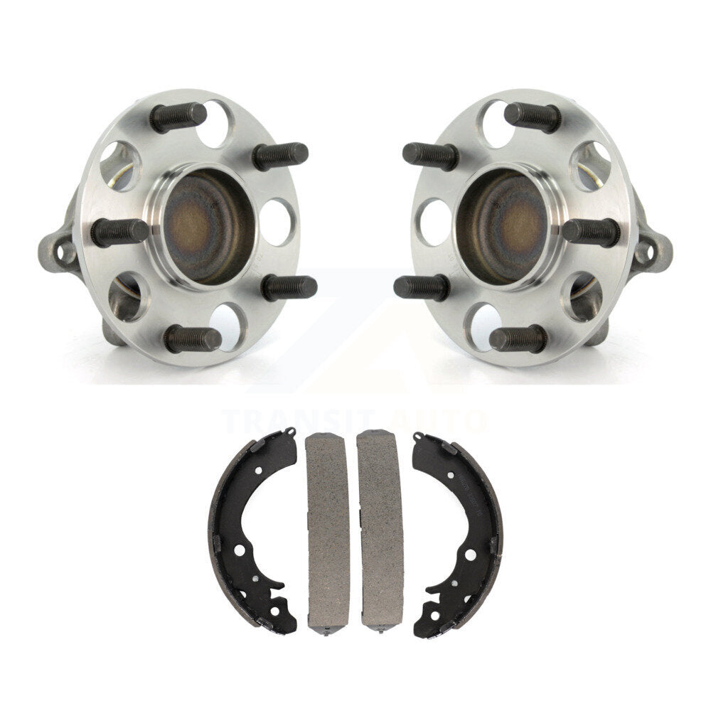 Brake Drum Shoes And Wheel Hub Bearing Assembly Rear Kit For Honda Civic GX