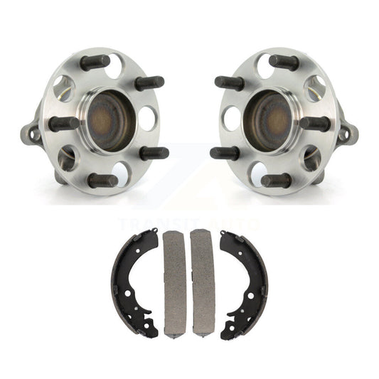 Brake Drum Shoes And Wheel Hub Bearing Assembly Rear Kit For Honda Civic GX