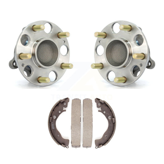 Brake Drum Shoes And Wheel Hub Bearing Assembly Rear Kit For Honda Civic
