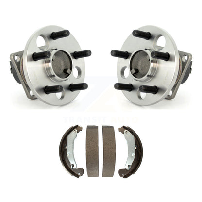 Brake Drum Shoes And Hub Bearing Rear Kit For Pontiac Sunfire Chevrolet Cavalier