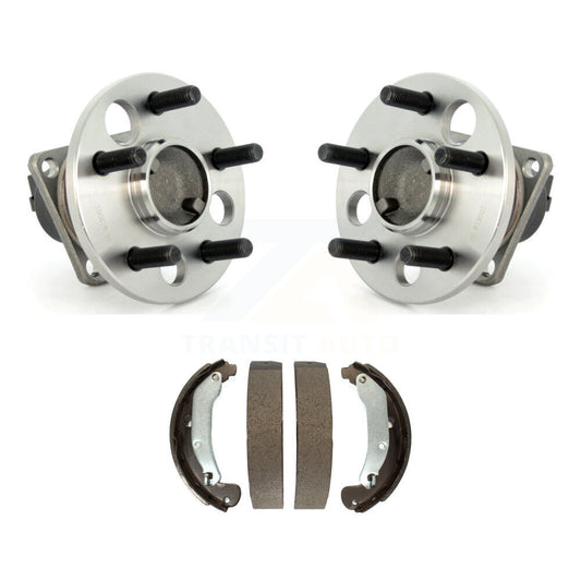 Brake Drum Shoes And Hub Bearing Rear Kit For Pontiac Sunfire Chevrolet Cavalier