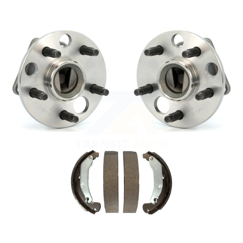 Brake Drum Shoes And Hub Bearing Rear Kit For Pontiac Sunfire Chevrolet Cavalier