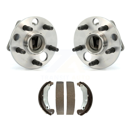 Brake Drum Shoes And Hub Bearing Rear Kit For Pontiac Sunfire Chevrolet Cavalier