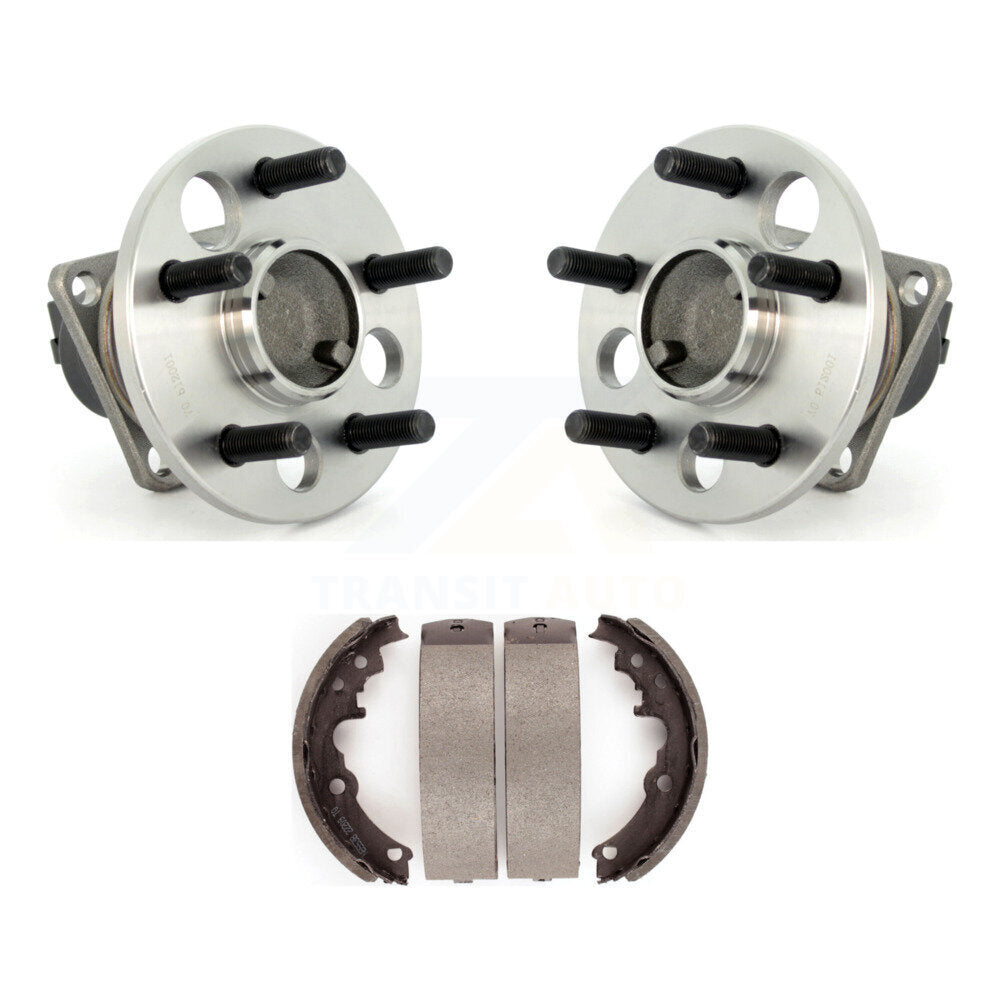 Brake Drum Shoes Hub Bearing Rear Kit For Chevrolet Cavalier Pontiac Sunfire Am
