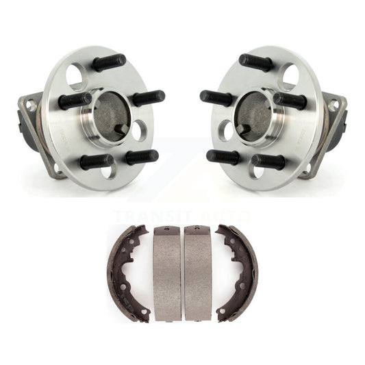 Brake Drum Shoes Hub Bearing Rear Kit For Chevrolet Cavalier Pontiac Sunfire Am