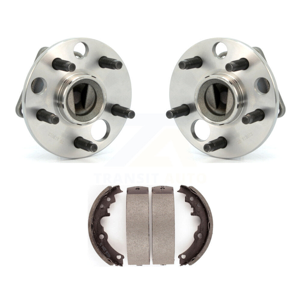 Brake Drum Shoes Hub Bearing Rear Kit For Chevrolet Cavalier Pontiac Sunbird Am