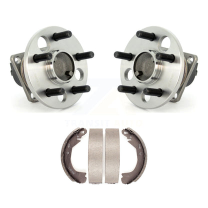 Brake Drum Shoes And Hub Bearing Rear Kit For Chevrolet Cavalier Beretta Corsica