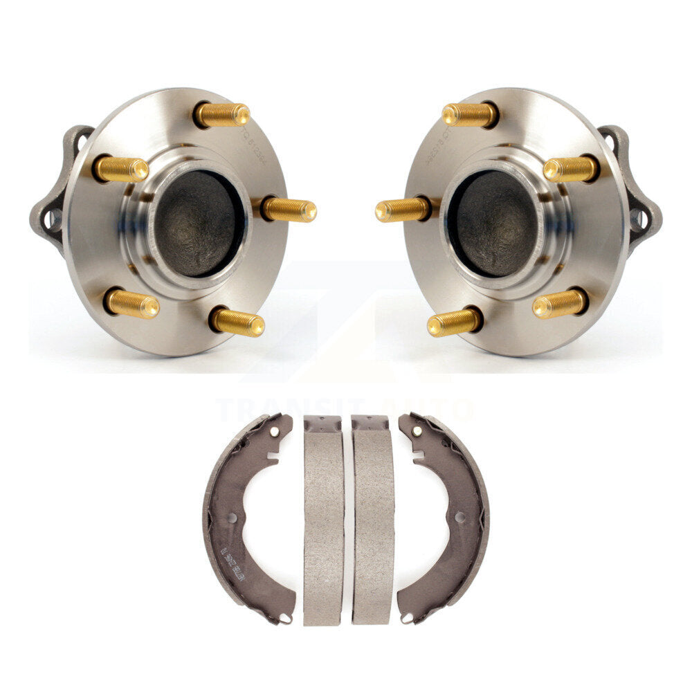 Brake Drum Shoes And Wheel Hub Bearing Assembly Rear Kit For Mitsubishi Lancer