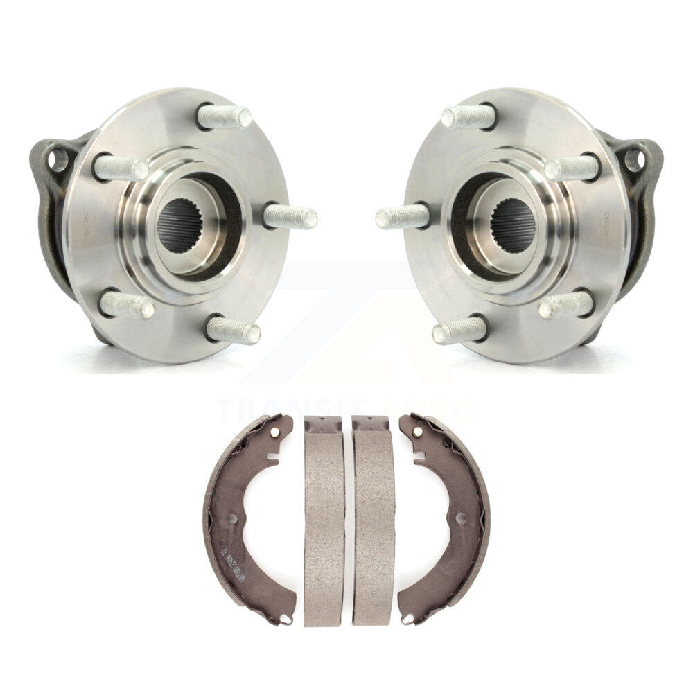 Brake Drum Shoes And Wheel Hub Bearing Assembly Rear Kit For Mitsubishi Lancer
