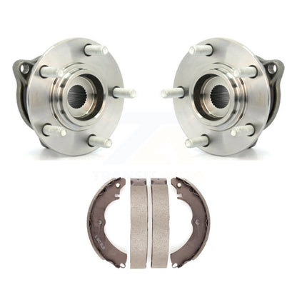 Brake Drum Shoes And Wheel Hub Bearing Assembly Rear Kit For Mitsubishi Lancer