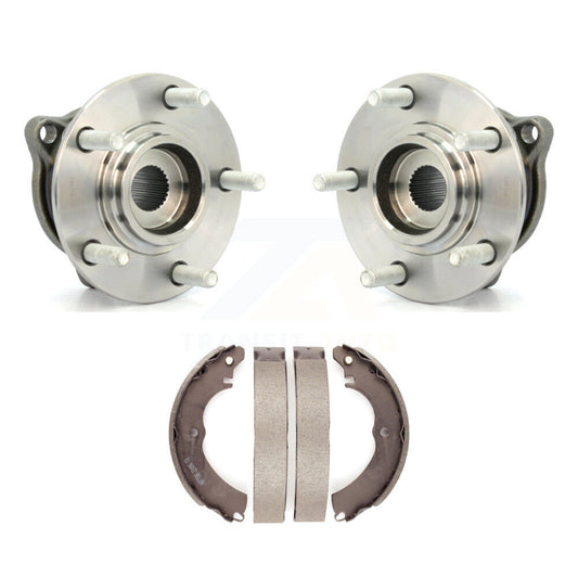 Brake Drum Shoes And Wheel Hub Bearing Assembly Rear Kit For Mitsubishi Lancer