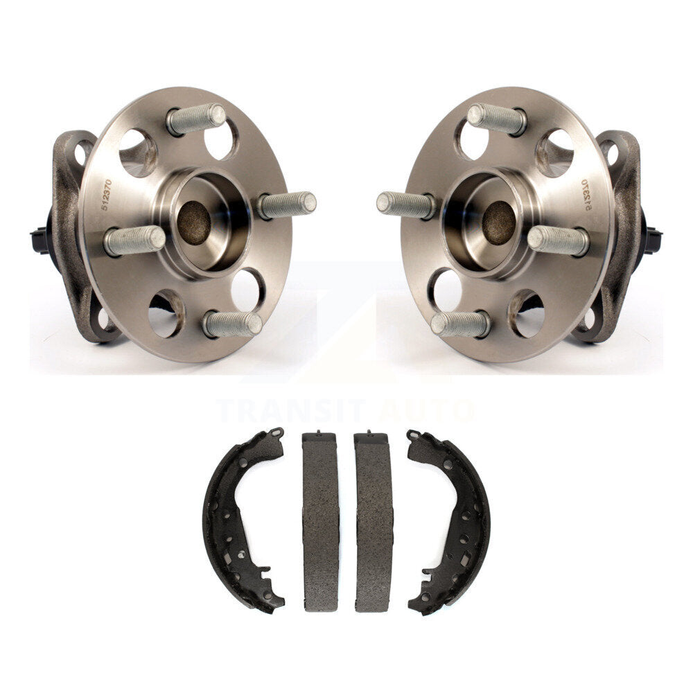 Brake Drum Shoes And Wheel Hub Bearing Assembly Rear Kit For Toyota Yaris
