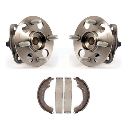 Brake Drum Shoes And Hub Bearing Assembly Rear Kit For Toyota Prius C Scion iQ