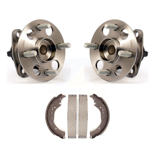 Brake Drum Shoes And Hub Bearing Assembly Rear Kit For Toyota Prius C Scion iQ