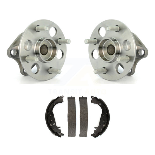 Brake Drum Shoes And Hub Bearing Rear Kit For 2006-2007 Toyota Yaris Non-ABS