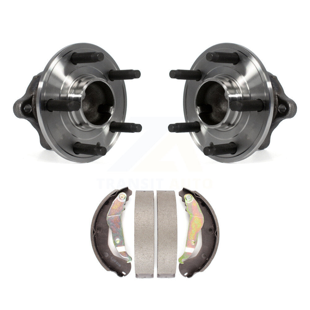 Brake Drum Shoes And Hub Bearing Assembly Rear Kit For Chevrolet Sonic Trax