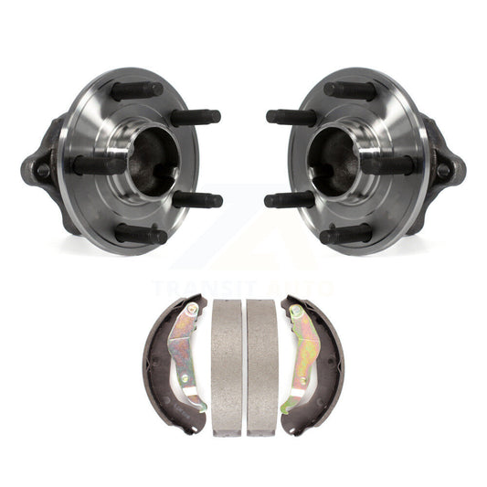 Brake Drum Shoes And Hub Bearing Assembly Rear Kit For Chevrolet Sonic Trax