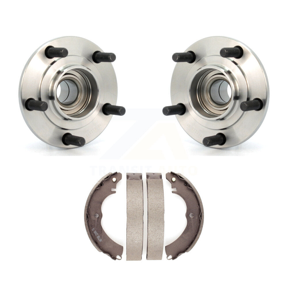 Brake Drum Shoes And Wheel Hub Bearing Assembly Rear Kit For Mitsubishi Lancer