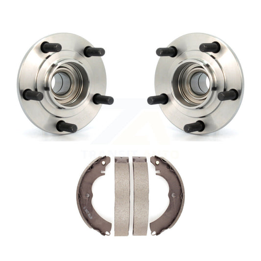 Brake Drum Shoes And Wheel Hub Bearing Assembly Rear Kit For Mitsubishi Lancer