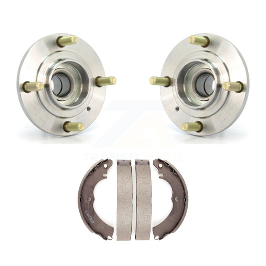 Brake Drum Shoes And Wheel Hub Bearing Assembly Rear Kit For Mitsubishi Lancer