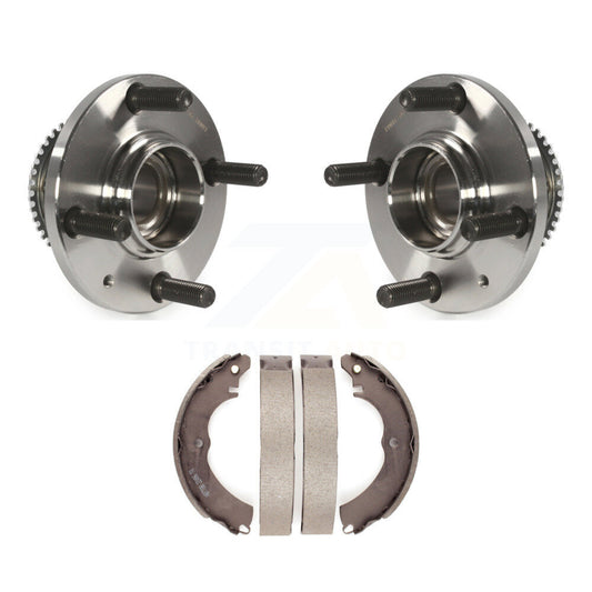 Brake Drum Shoes And Hub Bearing Rear Kit For 2002-2007 Mitsubishi Lancer ES
