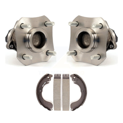 Brake Drum Shoes And Wheel Hub Bearing Assembly Rear Kit For Nissan Versa
