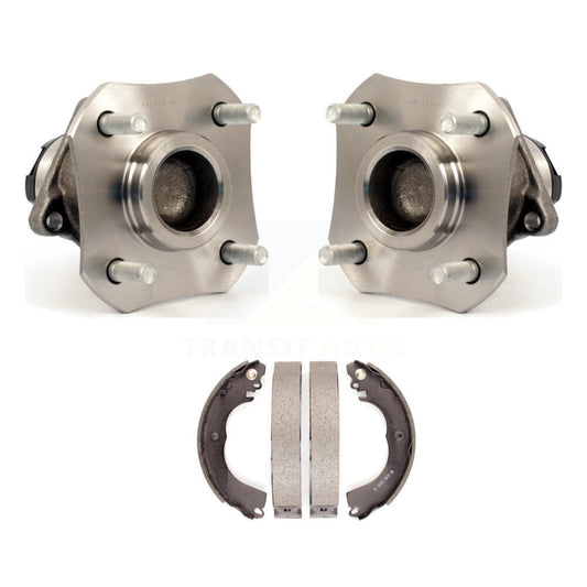 Brake Drum Shoes And Hub Bearing Rear Kit For Nissan Versa 1.6L with 4-Wheel ABS
