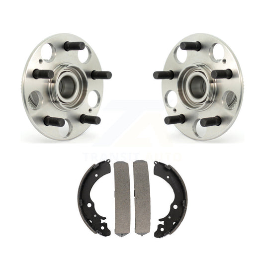 Brake Drum Shoes And Wheel Hub Bearing Assembly Rear Kit For Honda Accord