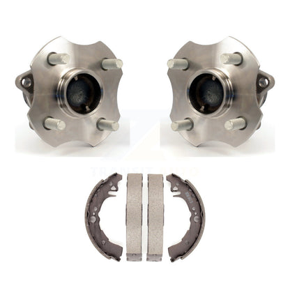 Brake Drum Shoes And Hub Bearing Rear Kit For 2000-2005 Toyota Echo 4-Wheel ABS