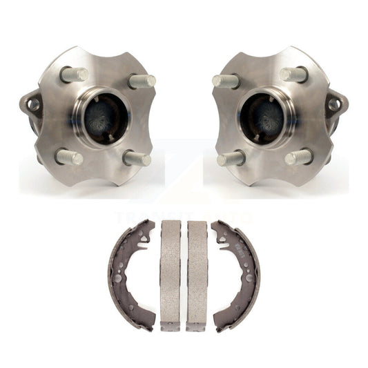 Brake Drum Shoes And Hub Bearing Rear Kit For 2000-2005 Toyota Echo 4-Wheel ABS
