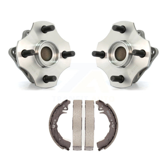 Brake Drum Shoes And Hub Bearing Rear Kit For 2000-2005 Toyota Echo Non-ABS