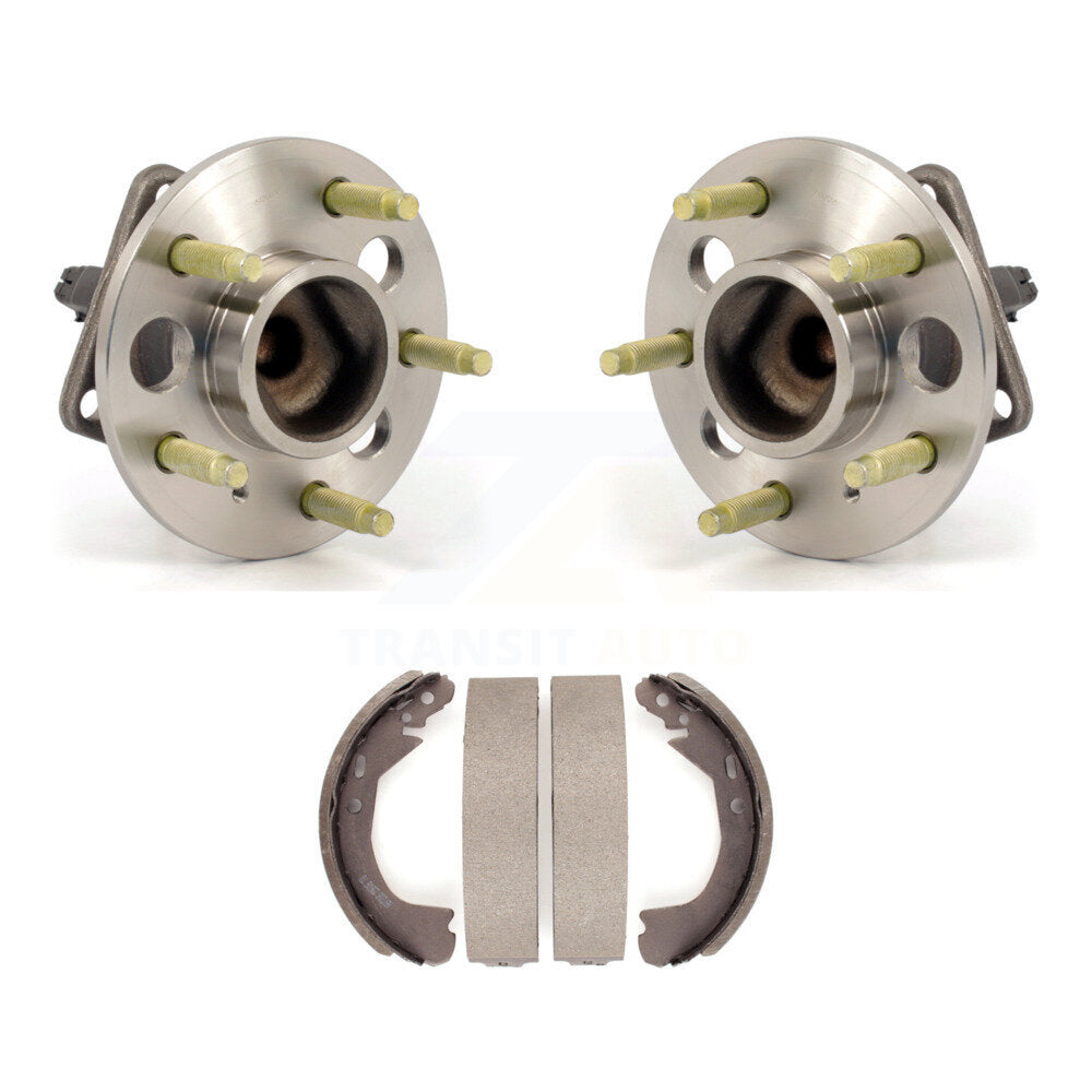 Brake Drum Shoes And Hub Bearing Rear Kit For Chevrolet Malibu Pontiac Grand Am