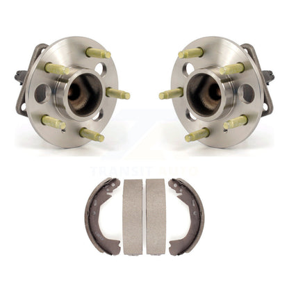 Brake Drum Shoes And Hub Bearing Rear Kit For Chevrolet Malibu Pontiac Grand Am