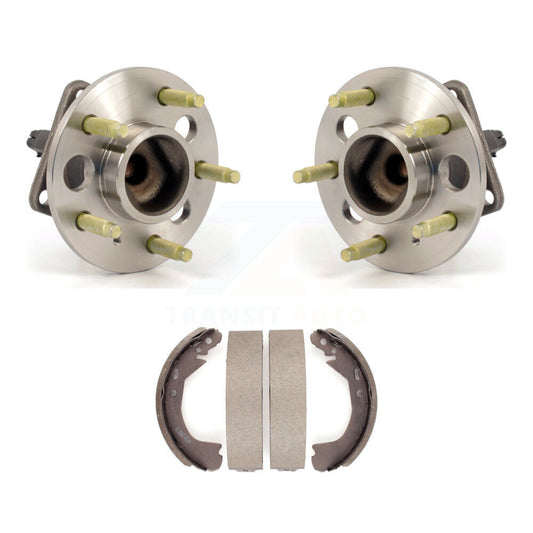 Brake Drum Shoes And Hub Bearing Rear Kit For Chevrolet Malibu Pontiac Grand Am