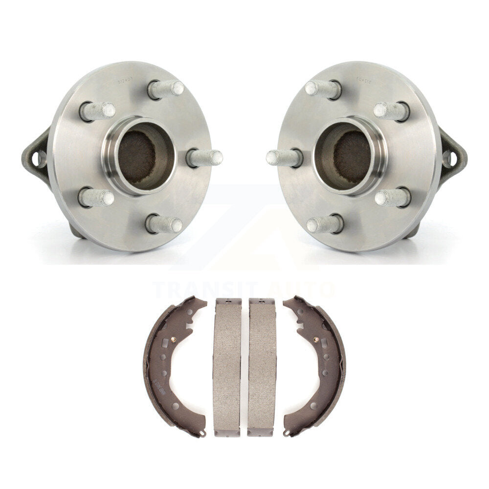 Brake Drum Shoes And Wheel Hub Bearing Assembly Rear Kit For Toyota Corolla