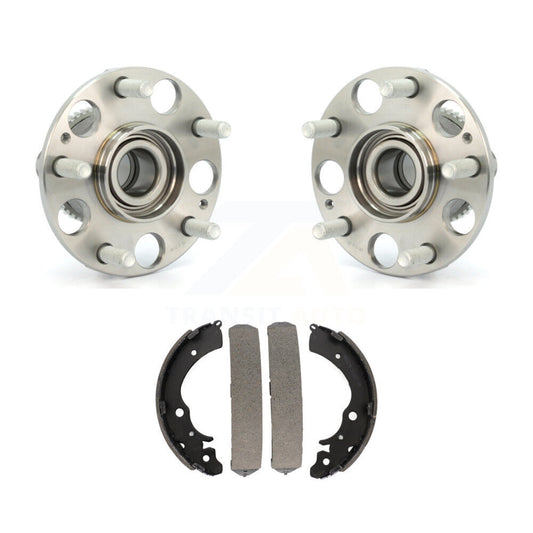 Brake Drum Shoes And Wheel Hub Bearing Assembly Rear Kit For Honda Accord
