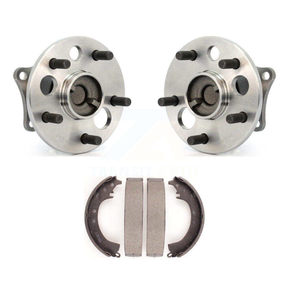 Brake Drum Shoes And Wheel Hub Bearing Assembly Rear Kit For Toyota Camry Solara