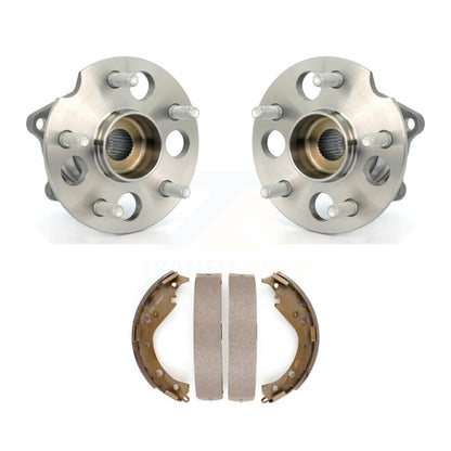 Brake Drum Shoes And Hub Bearing Assembly Rear Kit For 2003-2005 Toyota RAV4 AWD
