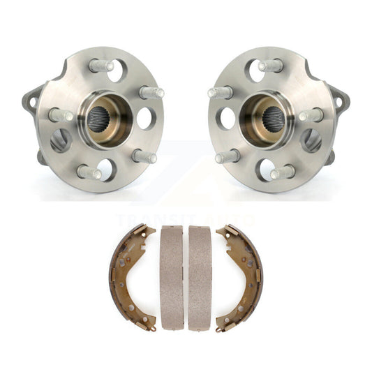 Brake Drum Shoes And Hub Bearing Assembly Rear Kit For 2003-2005 Toyota RAV4 AWD