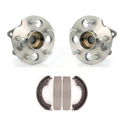 Brake Drum Shoes And Hub Bearing Assembly Rear Kit For 2001-2002 Toyota RAV4 AWD
