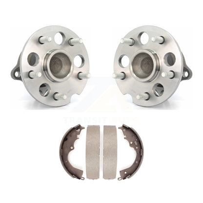 Brake Drum Shoes And Wheel Hub Bearing Rear Kit For 2004-2010 Toyota Sienna FWD
