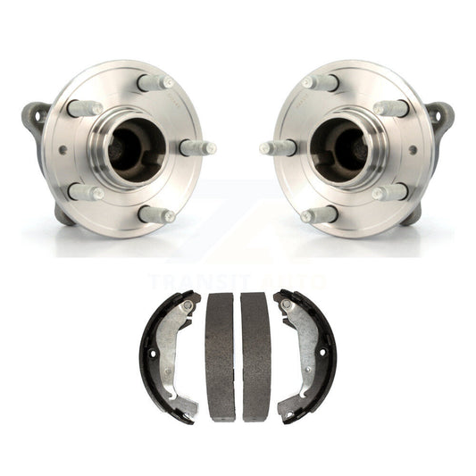 Brake Drum Shoes And Hub Bearing Assembly Rear Kit For 2011-2012 Chevrolet Cruze