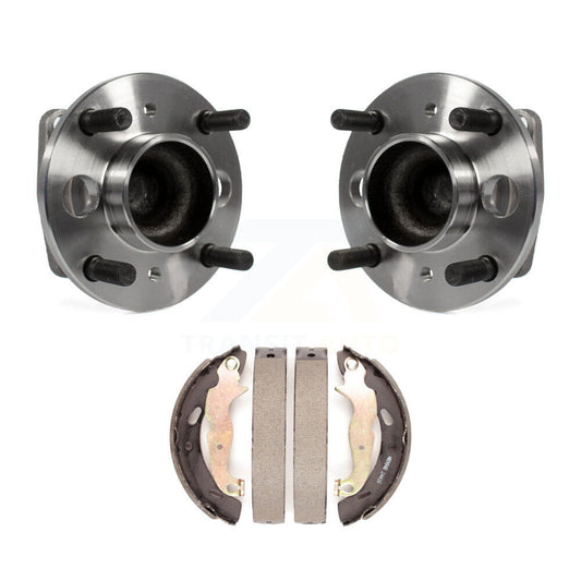 Brake Drum Shoes And Wheel Hub Bearing Assembly Rear Kit For Ford Fiesta